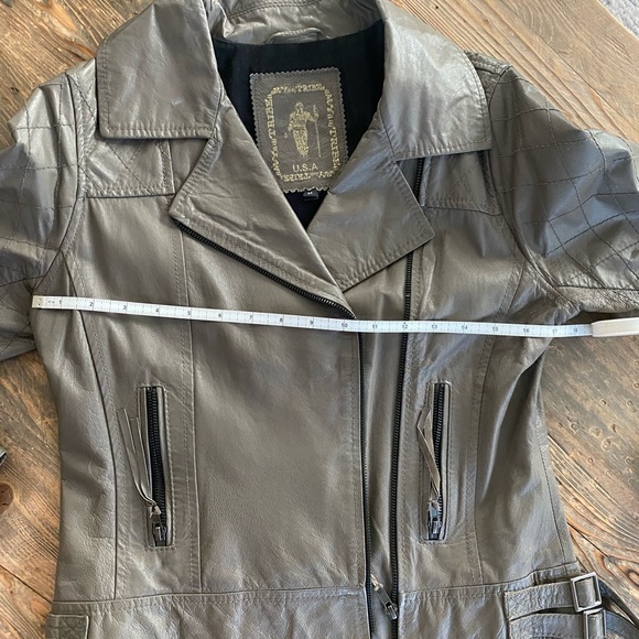 MY TRIBE Leather Jacket - Picture 14 of 14